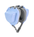Load image into Gallery viewer, 【Coming Soon】Petsear DE-01 EasyFit Noise-Reduction Dog & Cat Earmuffs - Airplane Travel, Blue Pet Headphones
