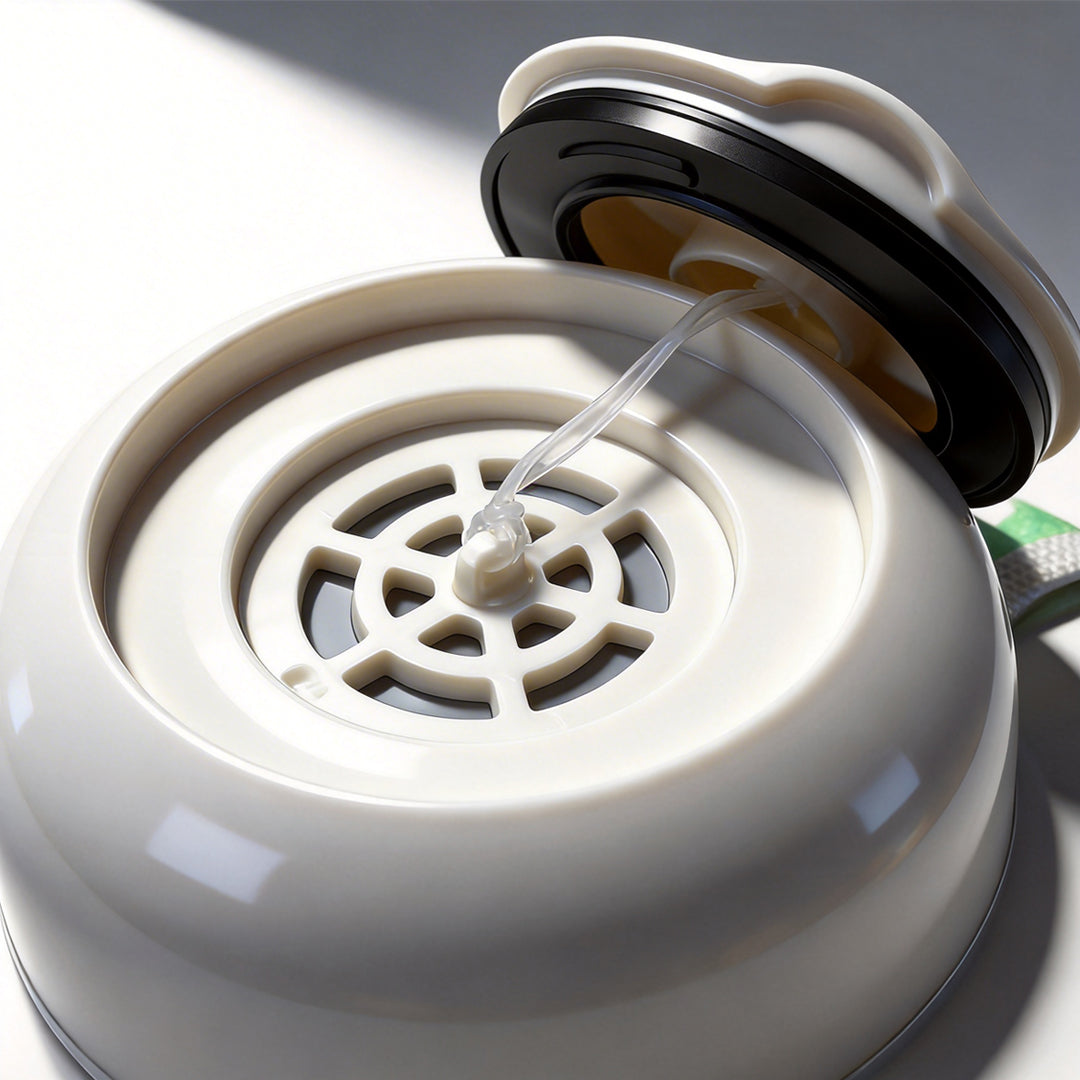 PetsEar DE-03 Noise-Reduction Dog & Cat Earmuffs – Airplane Travel, Beige & Light Green Pet Headphones